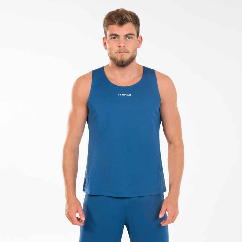 Basketballtrikot T100 ärmellos Herren marineblau Basketballtrikot T100 ärmellos Herren marineblau