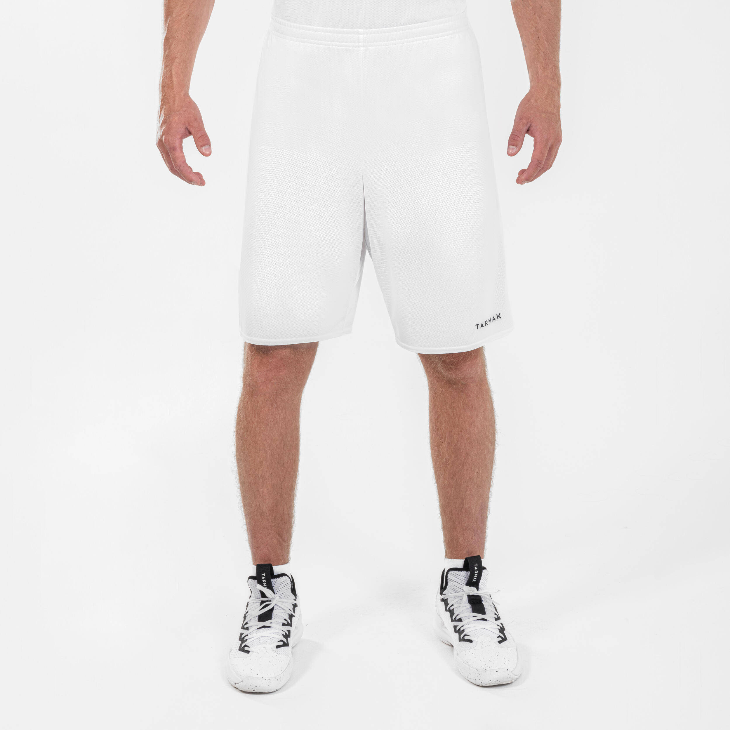 Men Basketball Shorts SH100 - White