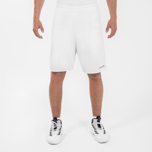 Short De Basketball Adulte - SH100 blanc