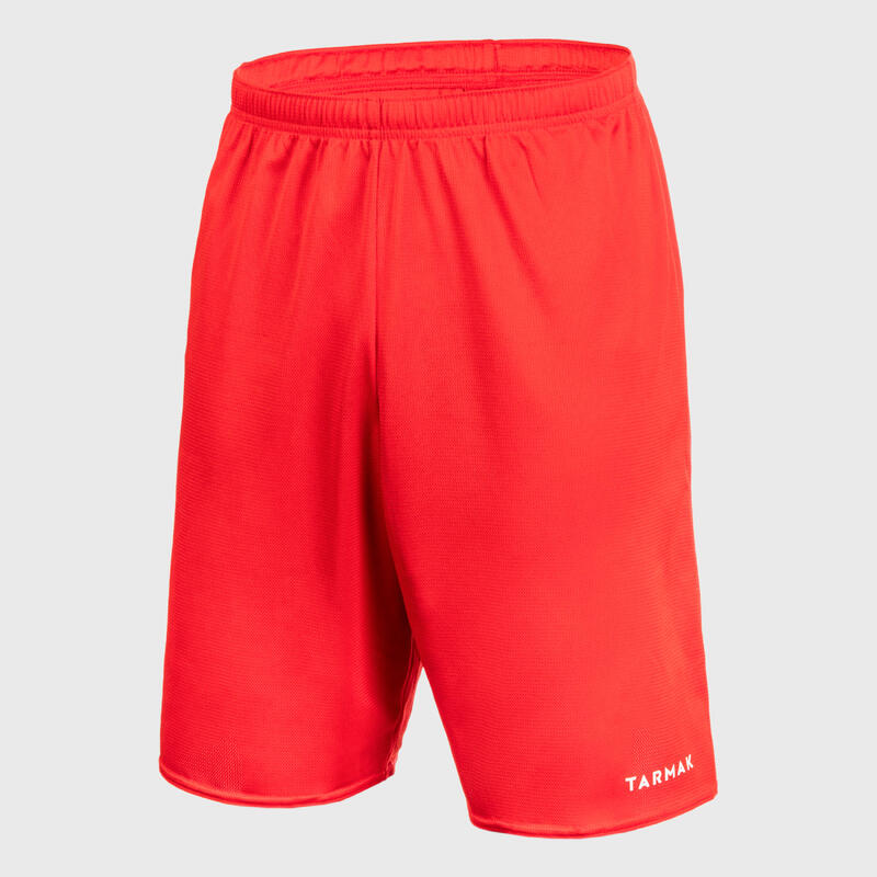 SHORT DE BASKETBALL HOMME SH100 ROUGE