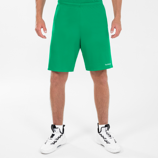 SHORT DE BASKETBALL HOMME/FEMME - SH100 VERT