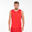 Maillot de Basketball sans manche Adulte - T100 ROUGE