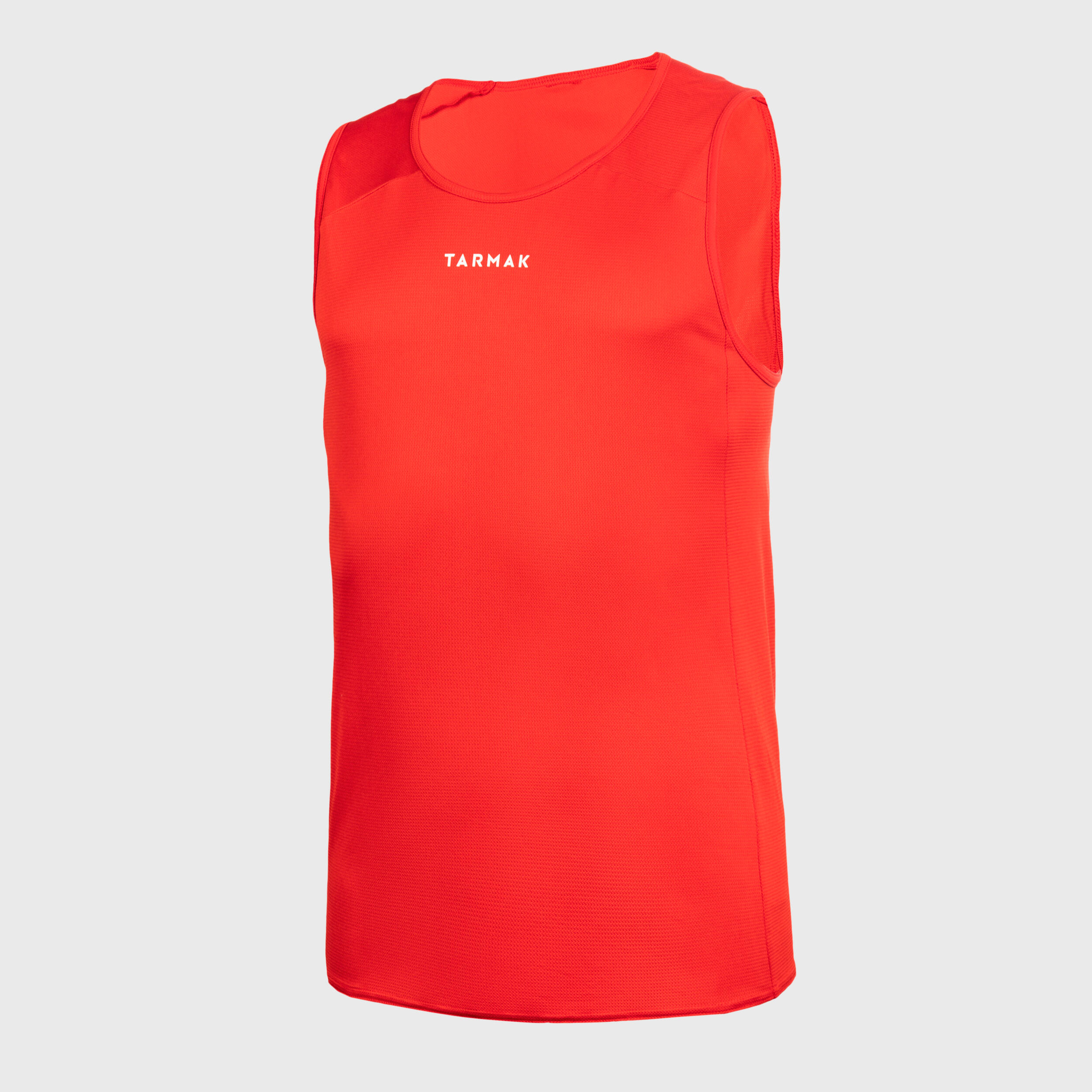 Adult Sleeveless Basketball Jersey T100 - Red 5/6