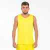 Men's Sleeveless Basketball Jersey T100 - Yellow