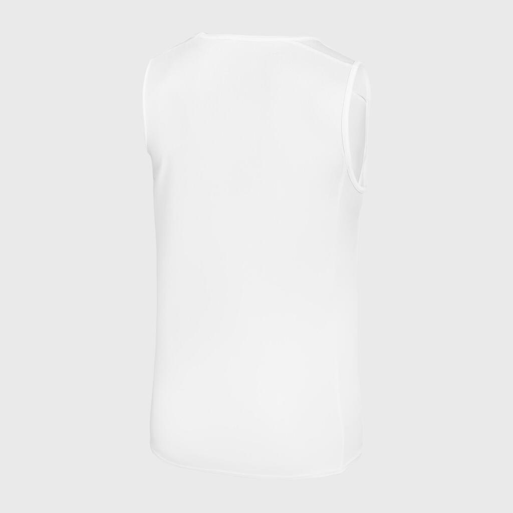 Maillot de basketball sans manche adulte - t100 rouge