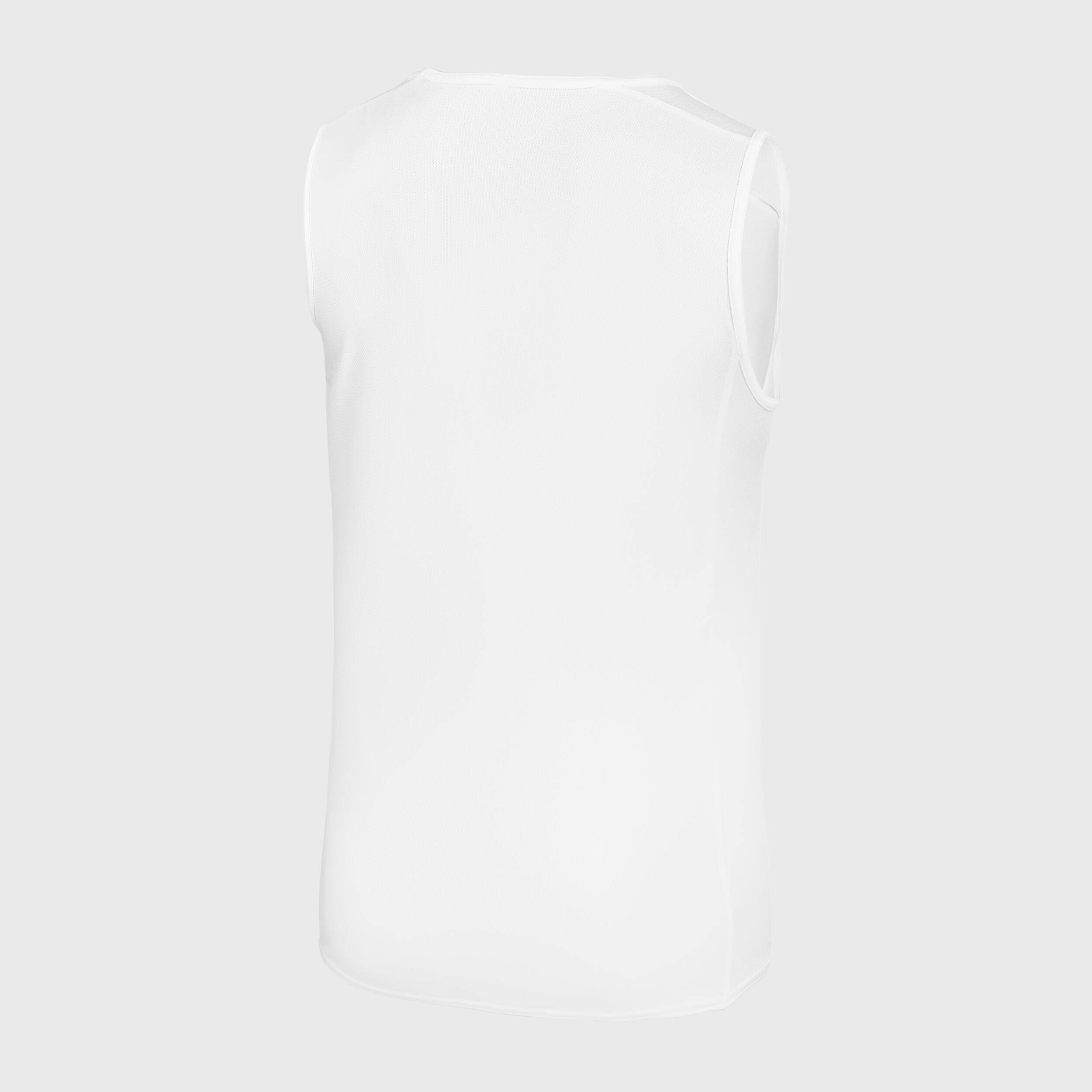 Unisex Basketball Tank Top T100 - White -  4