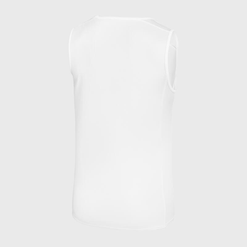 Camiseta Baloncesto Adulto Tarmak T100 blanca