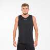 Men Sleeveless Basketball Jersey T100  Black