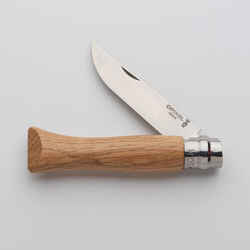 Folding knife 9 cm Stainless steel Opinel No. 9 Oak