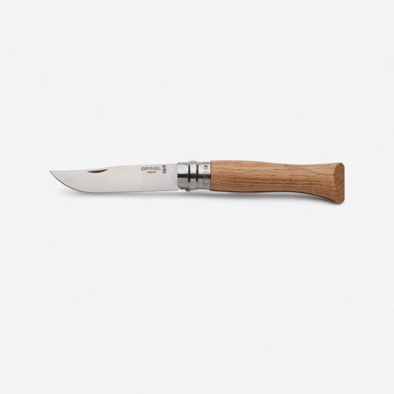 Navaja Caza Opinel N.° 9 Roble Acero Inoxidable Plegable 9 cm