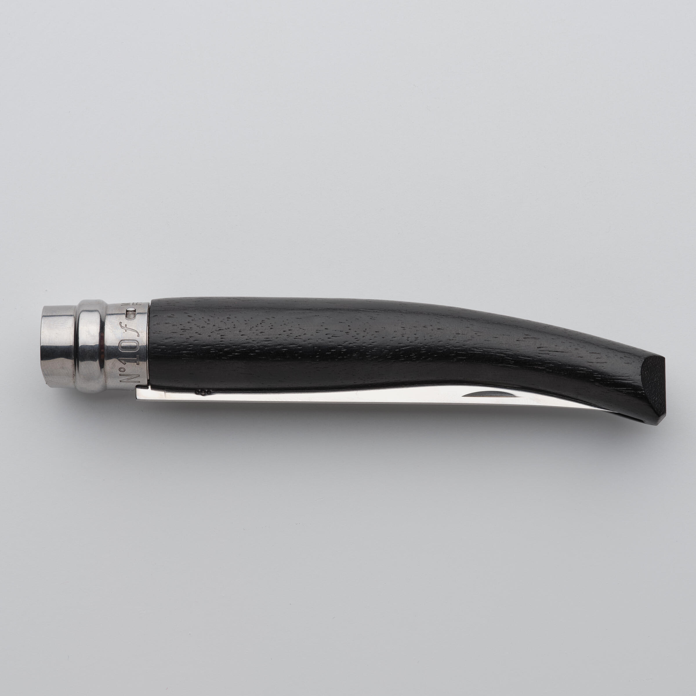 Coltello serramanico OPINEL n°10 inox affilato 10 cm ebano 5/9