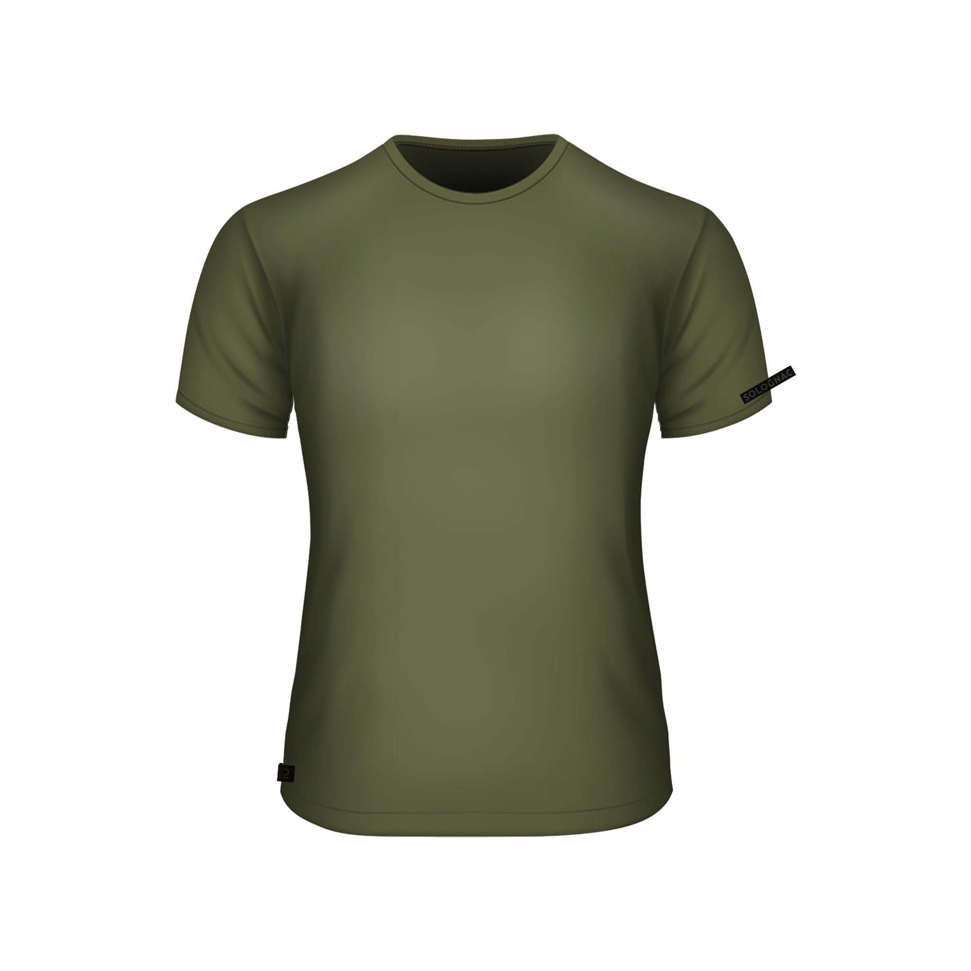 Decathlon tee shirt vert sale
