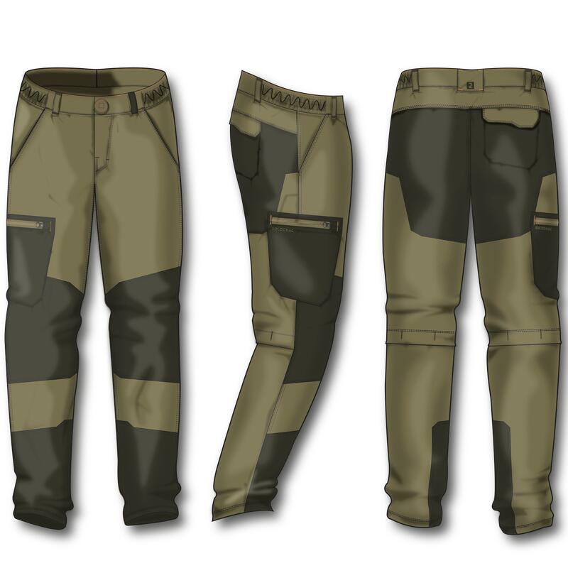 Jagdhose 520 atmungsaktiv strapazierfähig grün 