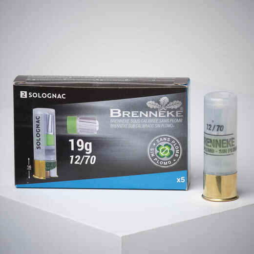 
      BRENNEKE LEAD-FREE 19 G 12/70 GAUGE SLUG X 5
  