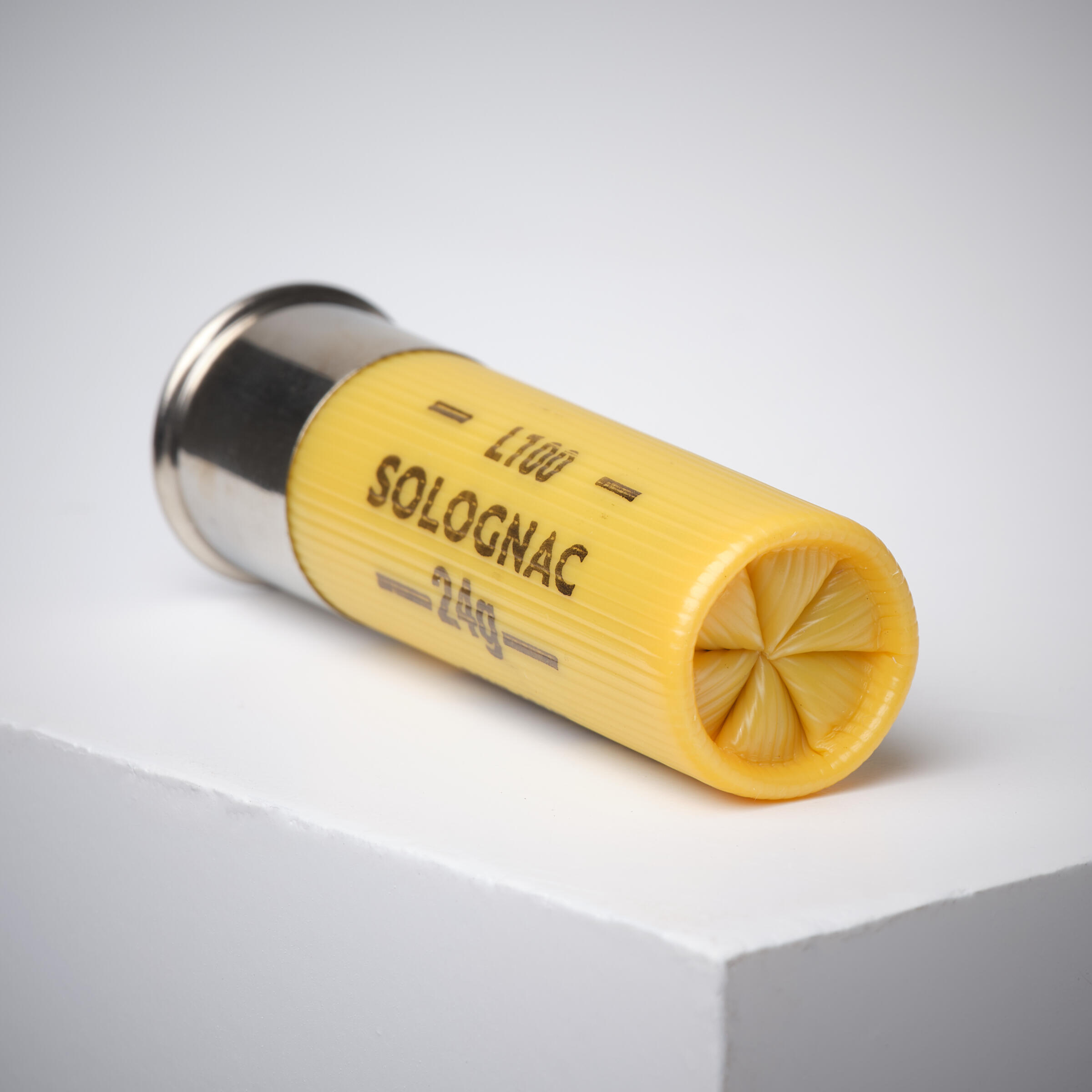 CARTOUCHE L100 24G HAUTE PRESSION CALIBRE 20/70 BILLE ACIER N°6X25 2/3