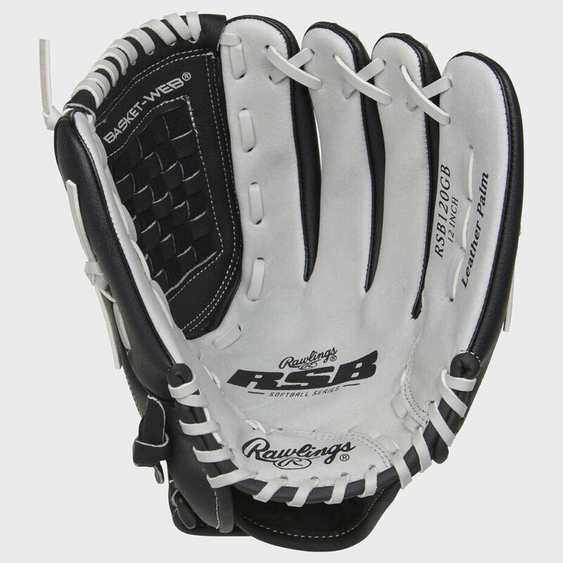 Baseball-Handschuh Werfer Rechte Wurfhand - Rawlings RSB120GB schwarz