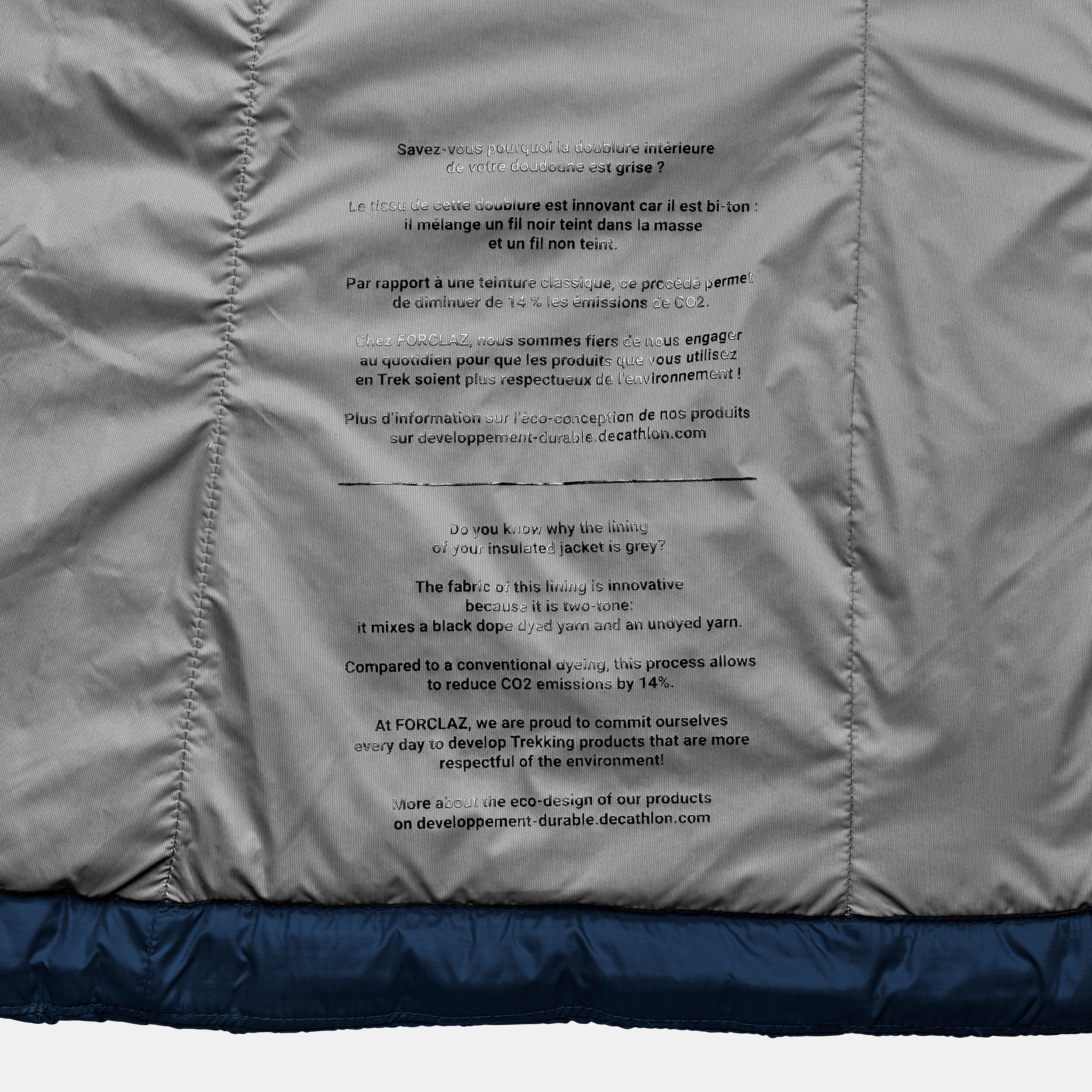 Doudoune sans manches en duvet de trek montagne - MT100 - Homme 4/6