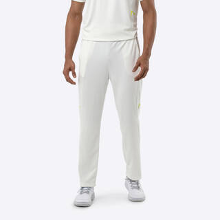 Men's Cricket Abrasion Resistant Trackpants TS 900 DRB White