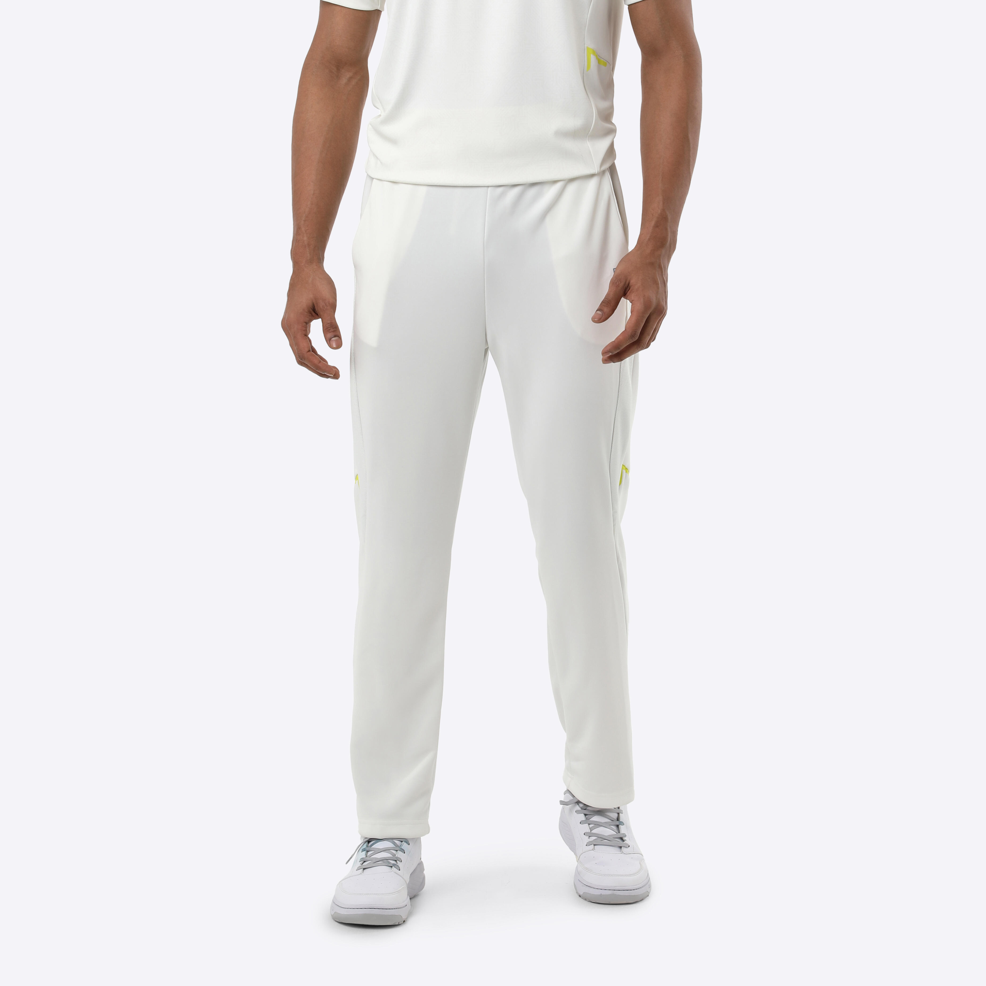 Men's Cricket Abrasion Resistant Trouser TS 900 DRB White Durable & Stretchable