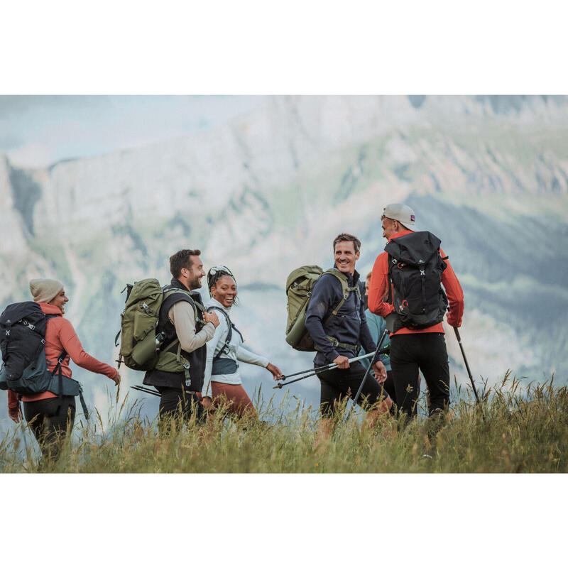Pánská turistická hřejivá fleecová vesta MH 500