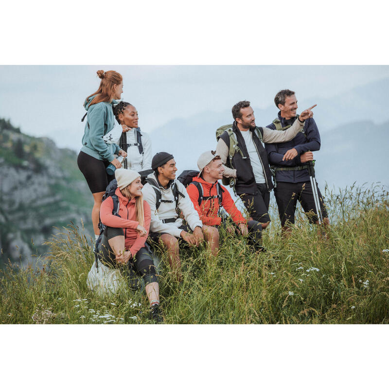Pánská turistická hřejivá fleecová vesta MH 500