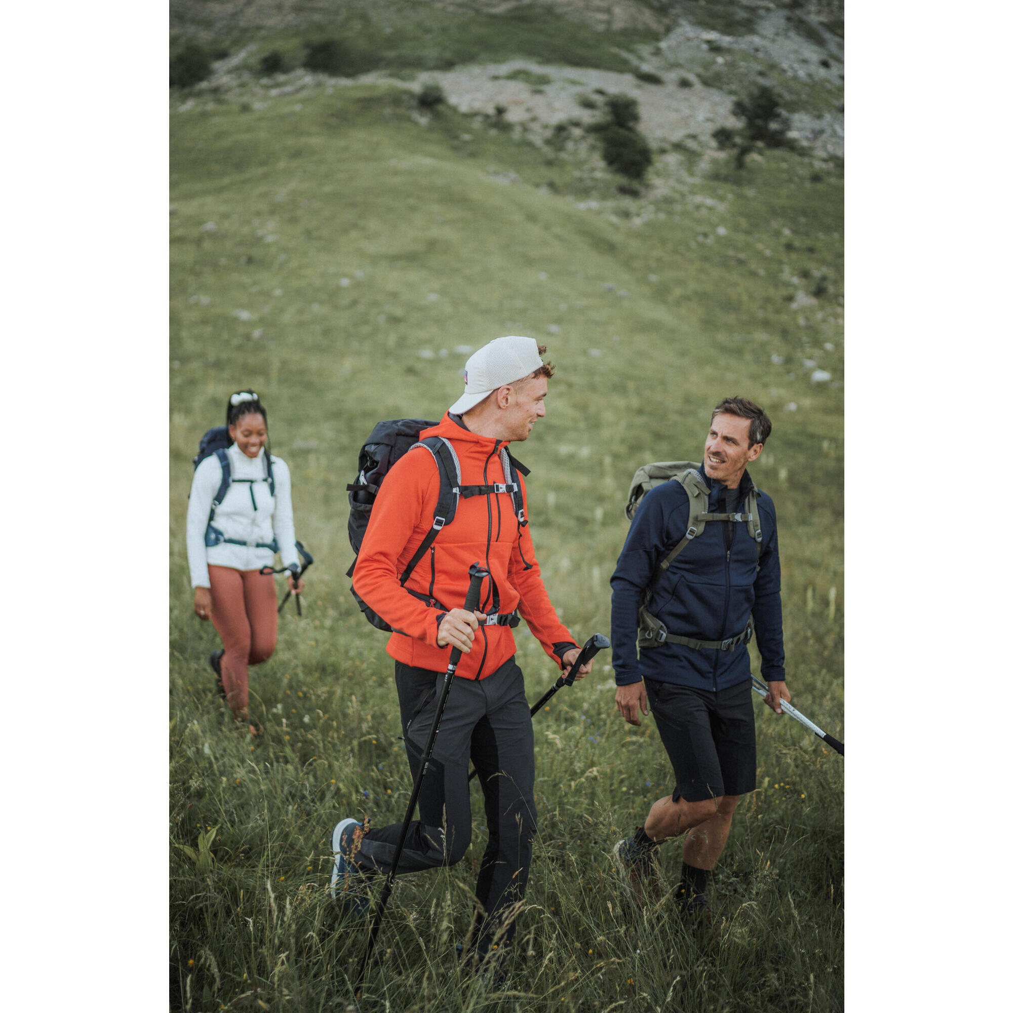 Men's Hiking Thin Fleece Jacket - MH520
