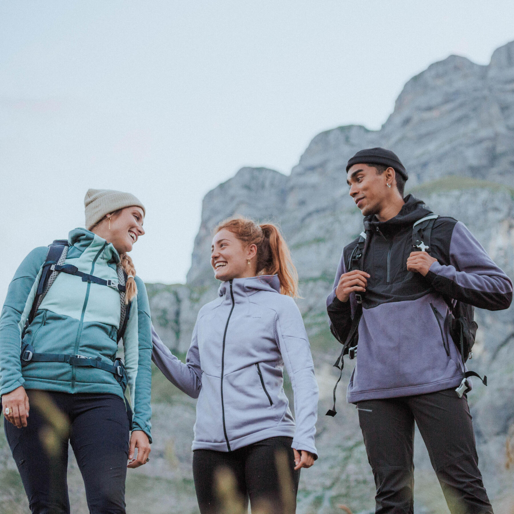 Forclaz 200 men's clearance mountain hiking fleece jacket