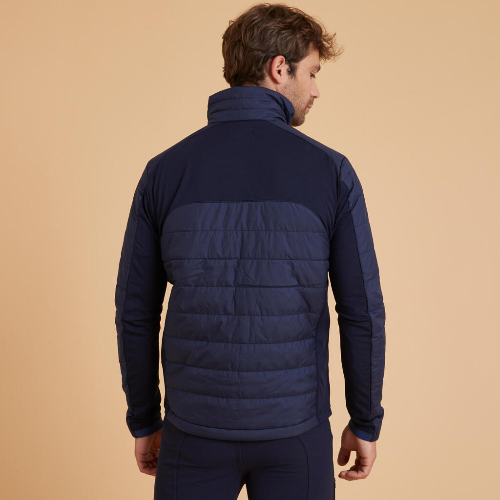 Reitjacke Herren blau/schwarz