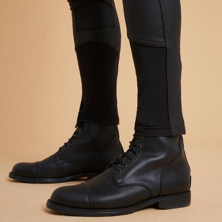 Бриджи теплые и непромокаемые мужские с коленной леей из эко-кожи KIPWARM