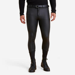 Pantalón equitación Kipwarm cálido/impermeable Hombre Fouganza negro