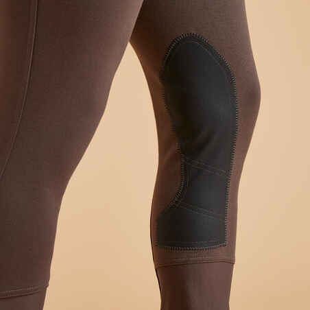 140 Horse Riding Grippy Patch Jodhpurs - Brown