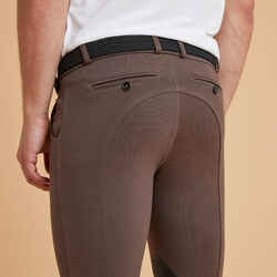 140 Horse Riding Grippy Patch Jodhpurs - Brown