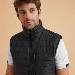 Men's Sleeveless Horse Riding Padded Jacket 100 - Black