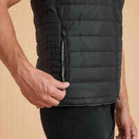 Men's Sleeveless Horse Riding Padded Jacket 100 - Black