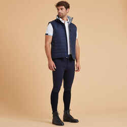 Men's Horse Riding Sleeveless Gilet 100 - Navy