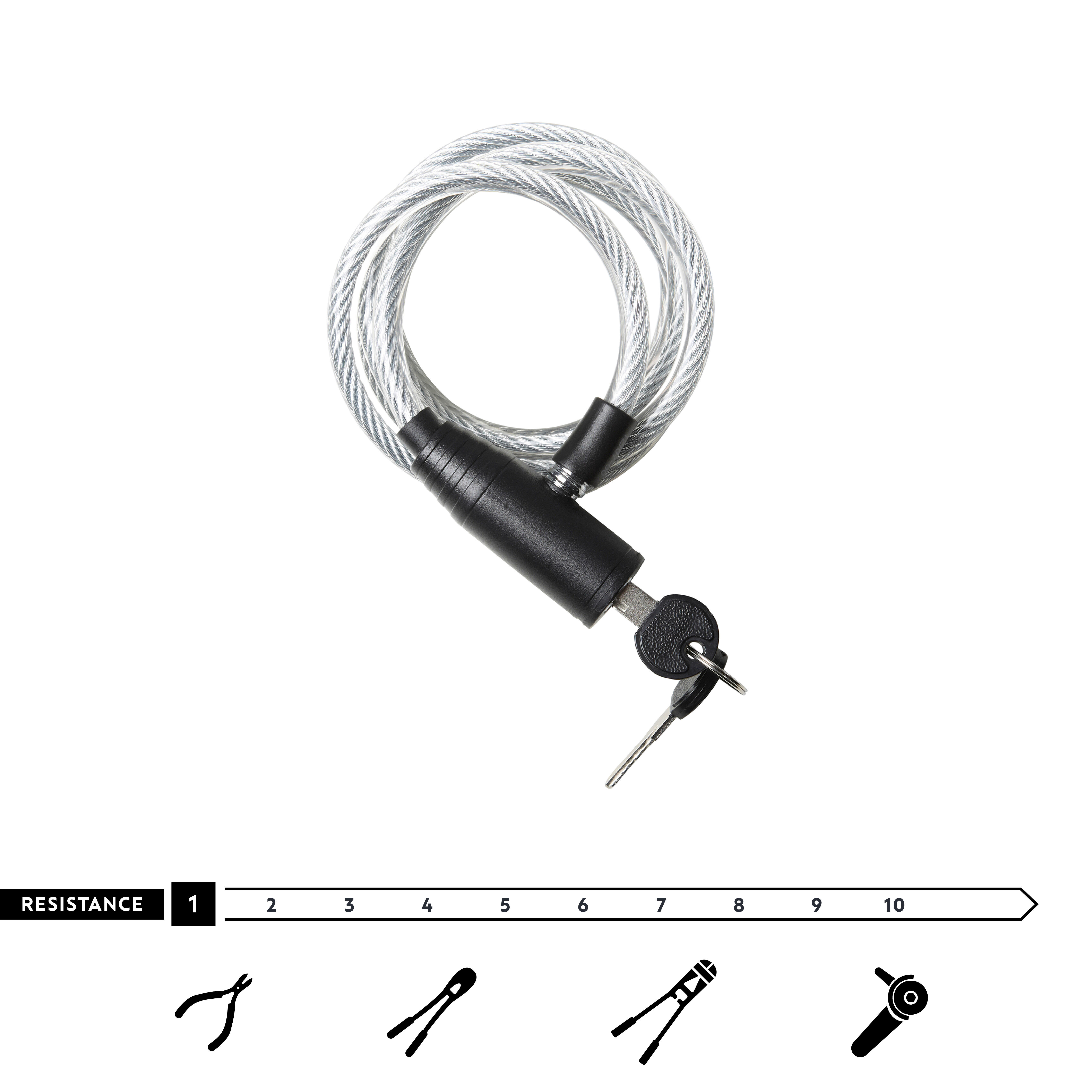 Small bike lock cable hotsell