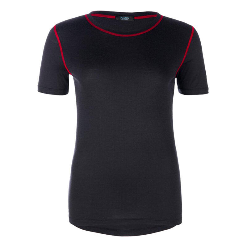 T-Shirt Trailrunning 100 % Merinowolle 20‒30 °C Damen ogarun königsblau 