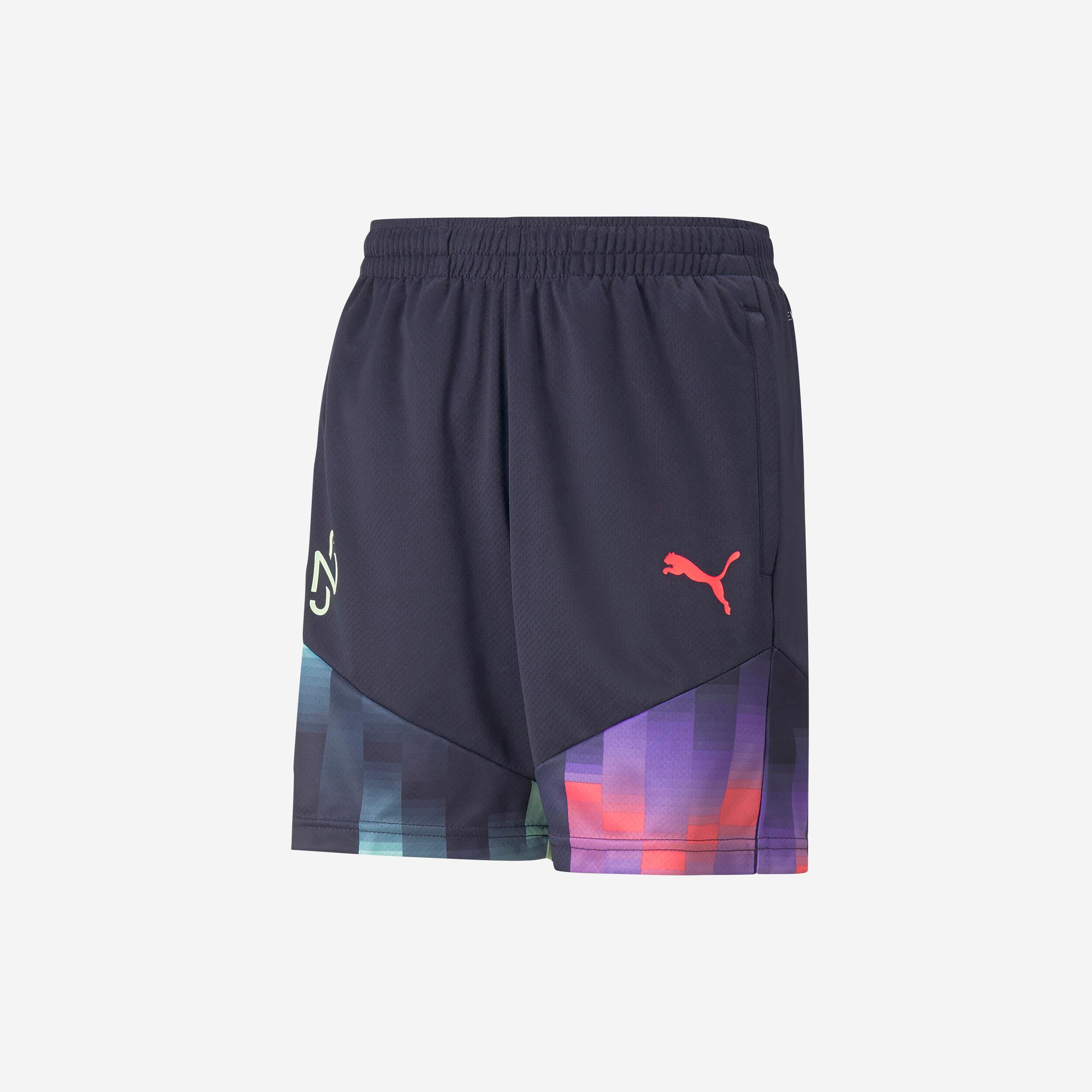 Kids' Neymar JR Football Shorts - Dark Blue 1/2