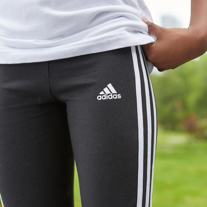 ADIDAS Leggings Mädchen - 3 Streifen schwarz