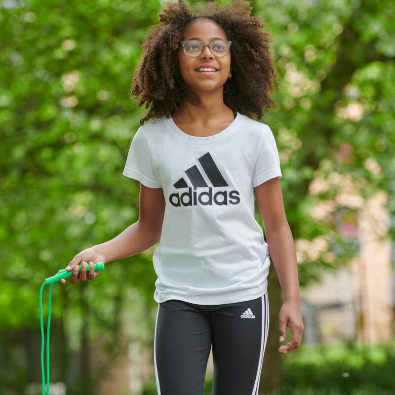 Leggings Mallas niña y niño adidas 3 Rayas Negro