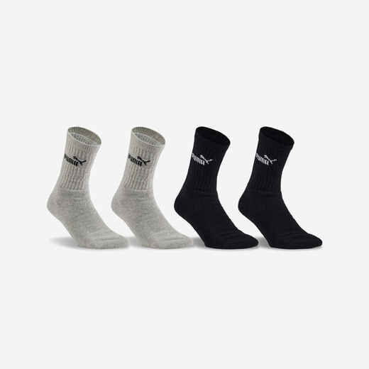 
      Ponožky vysoké sivo-čierne 4 páry
  