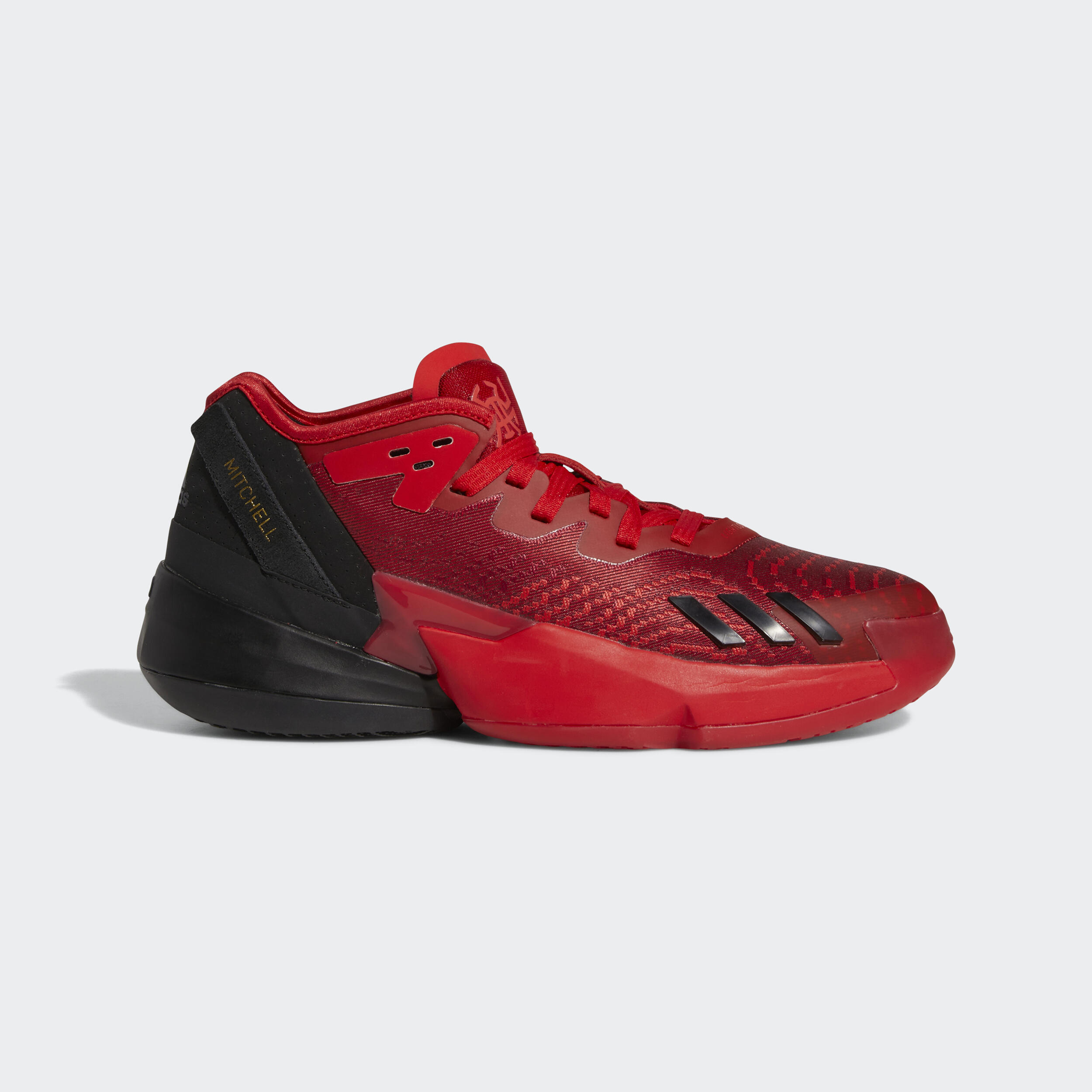 ADIDAS Men's Basketball Shoes D.O.N Issue 4 - Red/Black