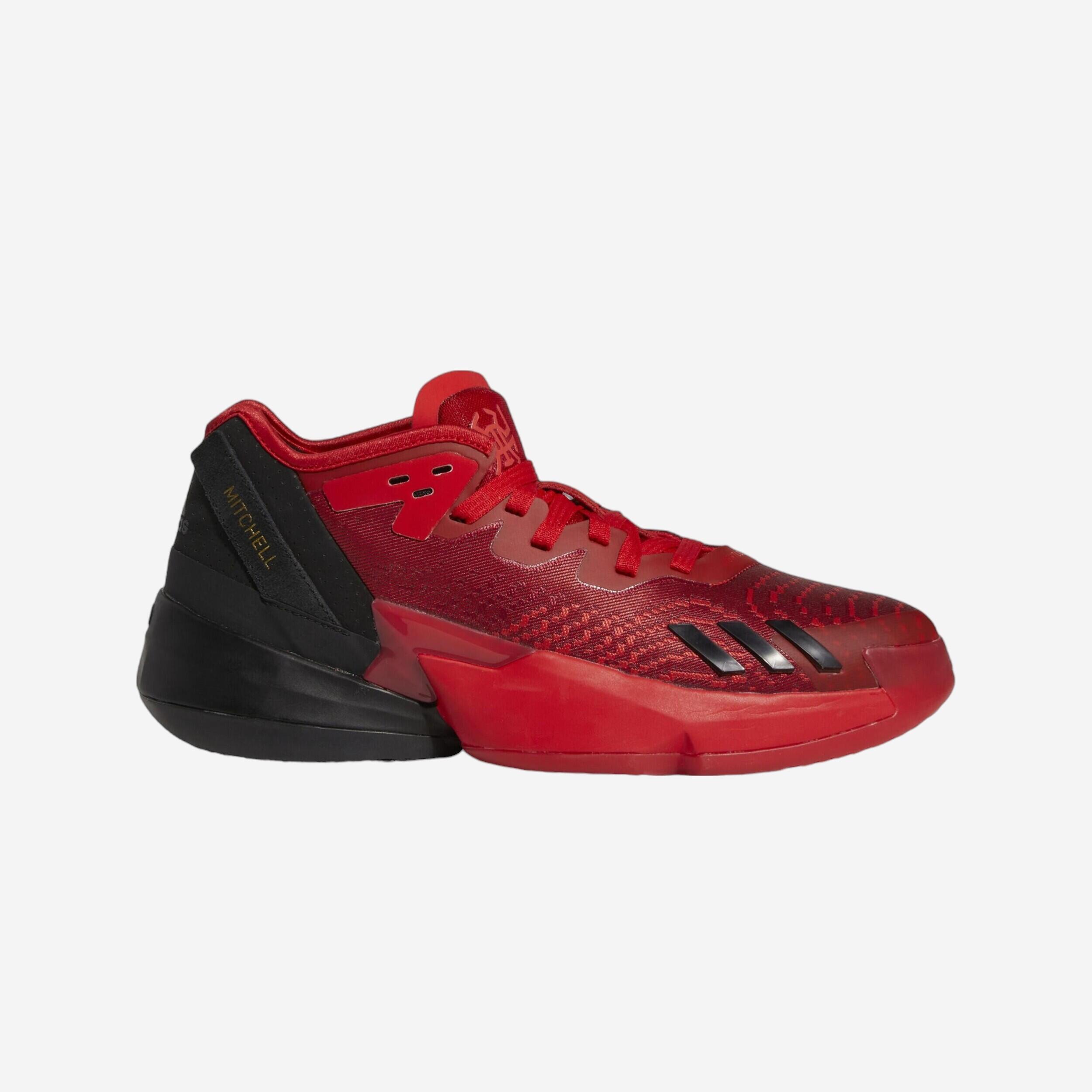 chaussures de basketball pour homme - d.o.n issue 4 rouge noir - adidas