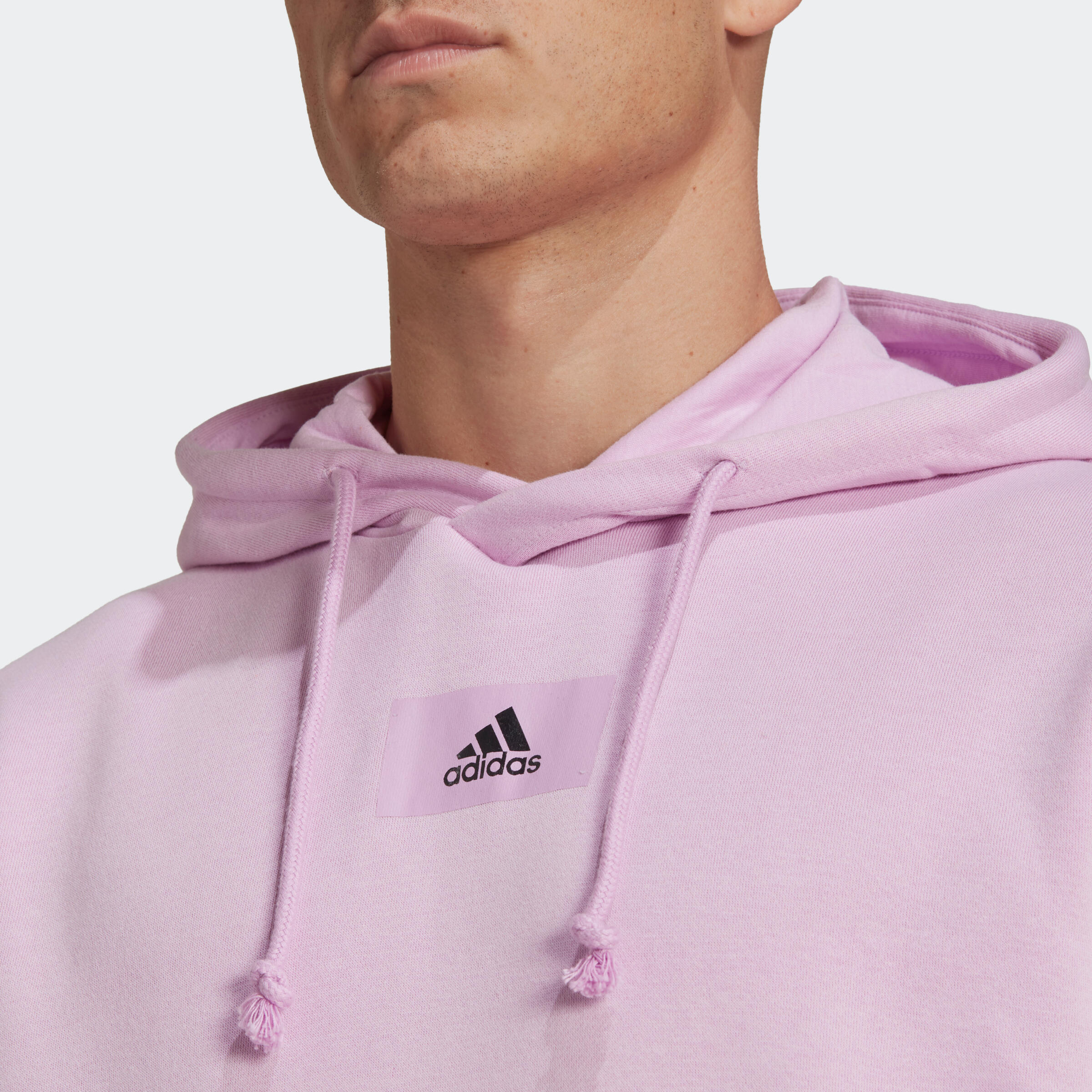 SWEAT-SHIRT A CAPUCHE DE FITNESS SOFT TAINING ADIDAS HOMME LILAS 4/6