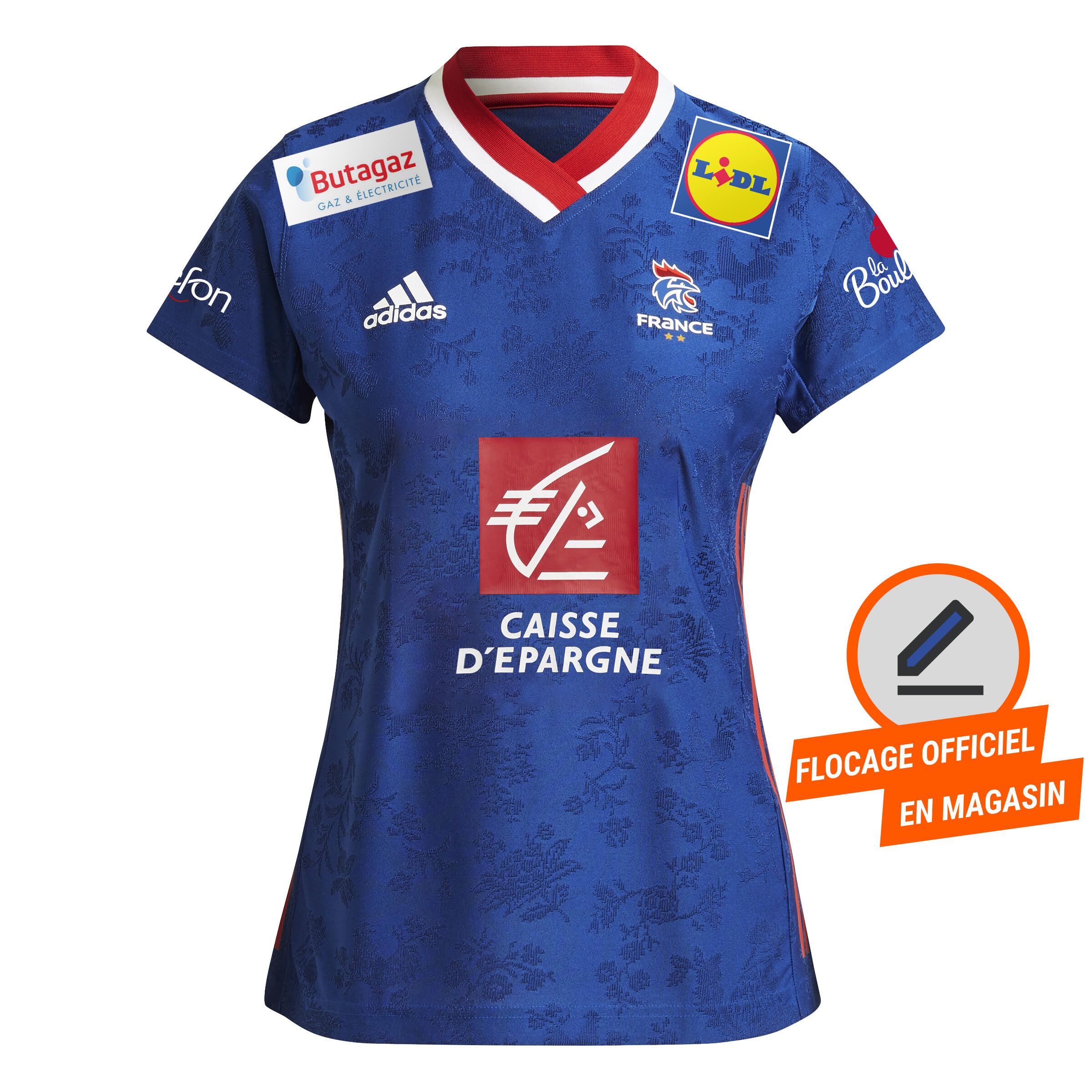 Maillot manches courtes de handball Femme ADIDAS REPLICA Equipe