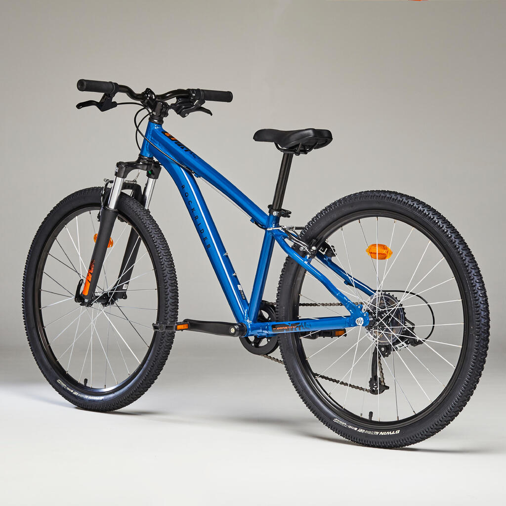 Kids' 26-inch lightweight aluminium mountain bike, blue