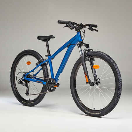 Vaikiškas (9–12 m.) kalnų dviratis „Rockrider ST 500“, 26 col. ratai, mėlynas
