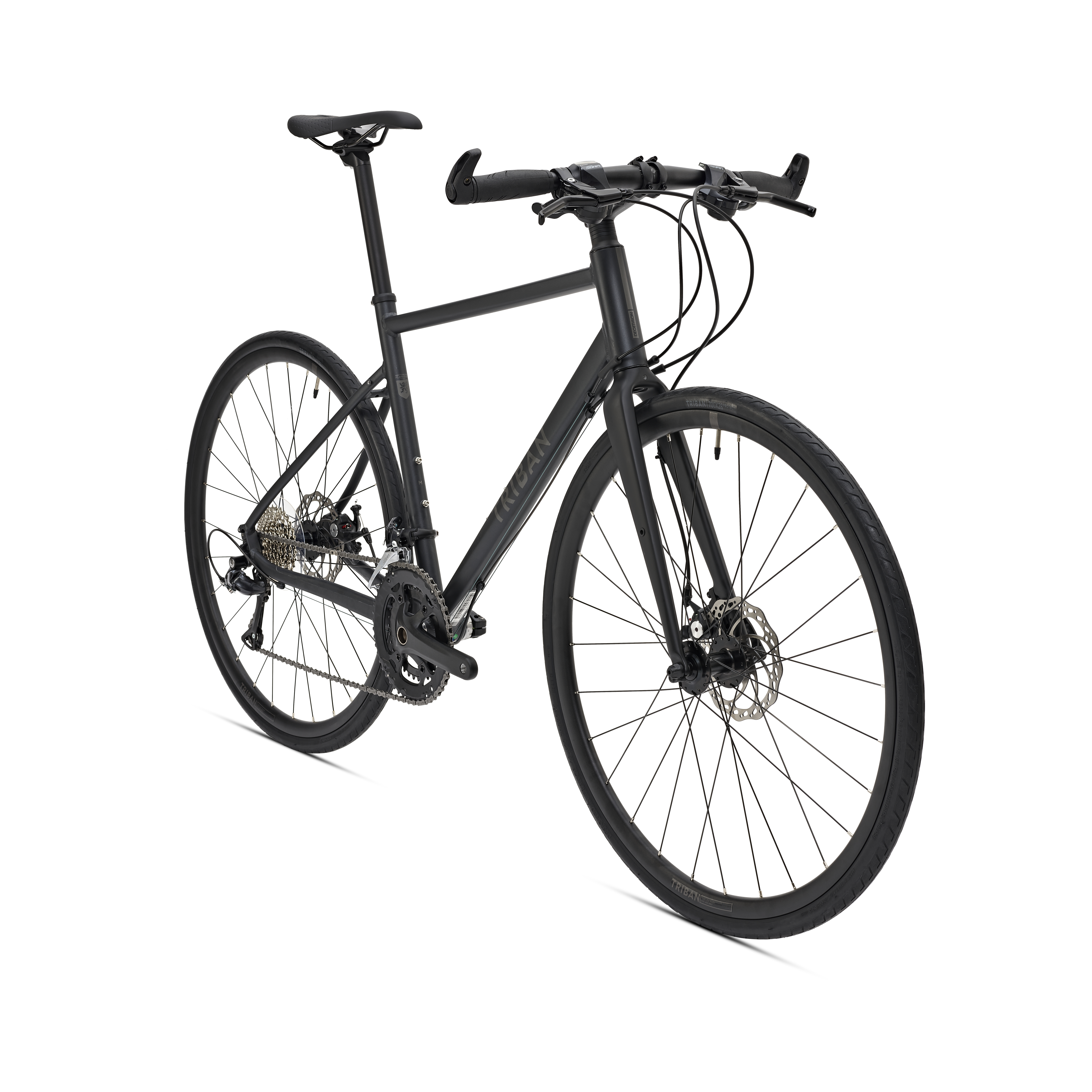 Flat Bar VÃ©lo Route Triban 500 Triban Velo Route Femme Cintre