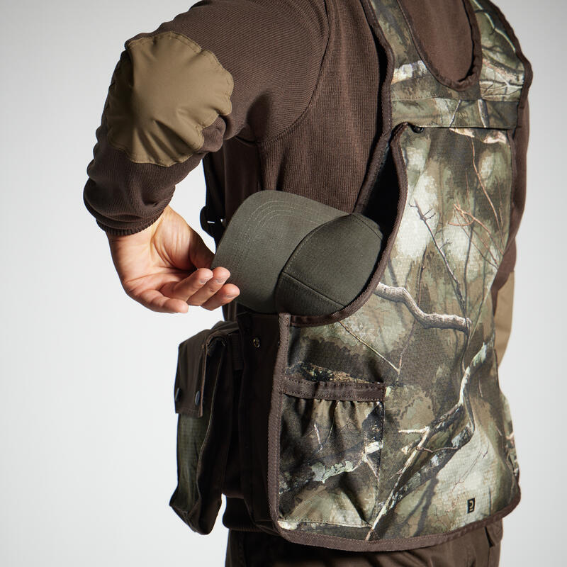 Jachtgilet 500 harnas camouflage Treemetic