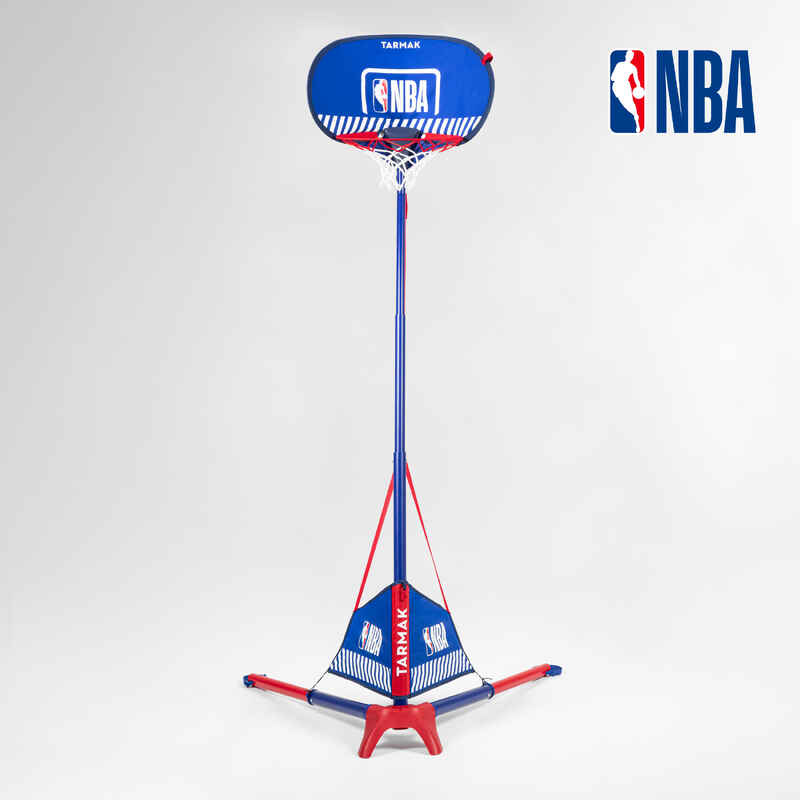Basketball-Korbanlage mit verstellbarem Standfuss 1m bis 1,80m Hoop 500 Easy NBA